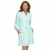 Women's Croft & Barrow® Waffle Texture Robe -Croft & Barrow Sales Store 2749414 Aqua