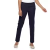 Petite Women's Croft & Barrow® Effortless Stretch Pull-On Straight-Leg Pants -Croft & Barrow Sales Store 3294699 Genuine Navy