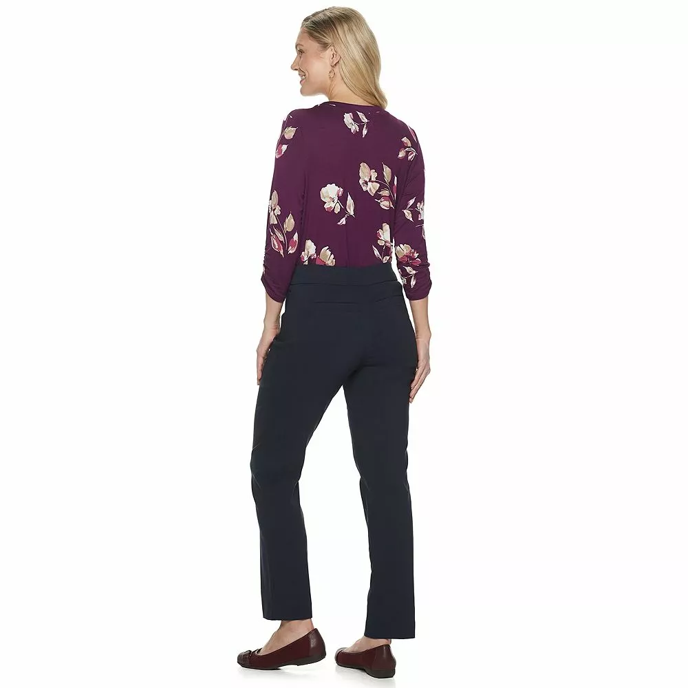 Women's Croft & Barrow® Millennium Tummy Control Pull-On Pants 3 Women's Croft & Barrow® Millennium Tummy Control Pull-On Pants - Image 2