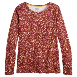 Women's Croft & Barrow® Essential Long-Sleeve Crewneck Tee 11 Women's Croft & Barrow® Essential Long-Sleeve Crewneck Tee -Croft & Barrow Sales Store 3836990 ALT5