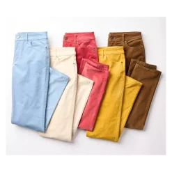 Women's Croft & Barrow® Straight-Leg Corduroy Pants -Croft & Barrow Sales Store 3880395 ALT2