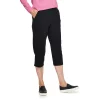 Women's Croft & Barrow® Easy Pull-On Knit Capri Pants -Croft & Barrow Sales Store 3982181 Black