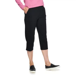 Women's Croft & Barrow® Easy Pull-On Knit Capri Pants