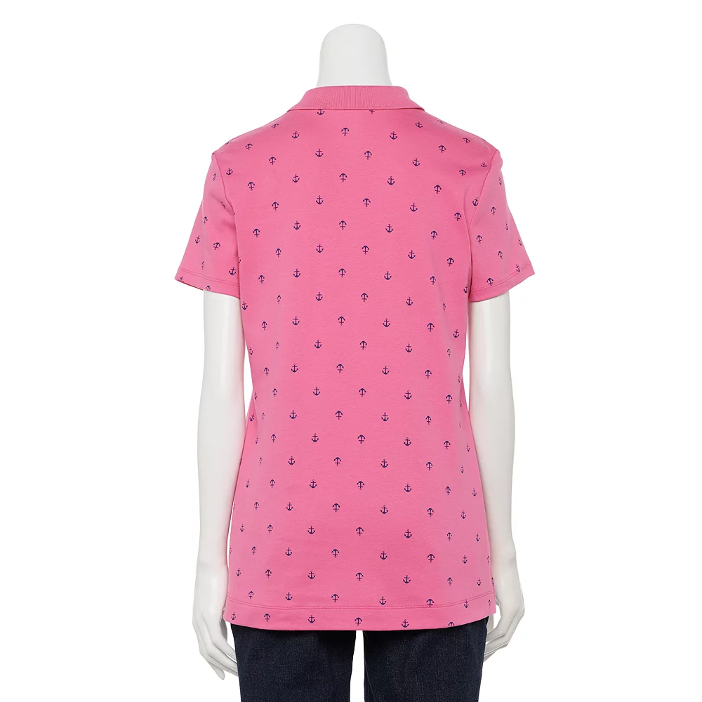 Women's Croft & Barrow® Essential Extra-Soft Polo Shirt 4 Women's Croft & Barrow® Essential Extra-Soft Polo Shirt - Image 2