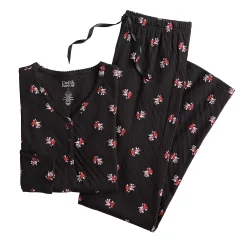 Petite Croft & Barrow® Textured Knit Henley Long Sleeve Pajama Top & Pajama Pants Set 7 Petite Croft & Barrow® Textured Knit Henley Long Sleeve Pajama Top & Pajama Pants Set -Croft & Barrow Sales Store 5011080 ALT5