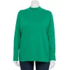 Plus Size Croft & Barrow® Essential Mockneck Top 2 Plus Size Croft & Barrow® Essential Mockneck Top -Croft & Barrow Sales Store 5035951 Green