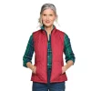 Petite Women's Croft & Barrow® Woven Quilted Vest
