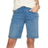 Women's Croft & Barrow® Comfortable Pull-On Jean Shorts -Croft & Barrow Sales Store 5186176 Medium Wash