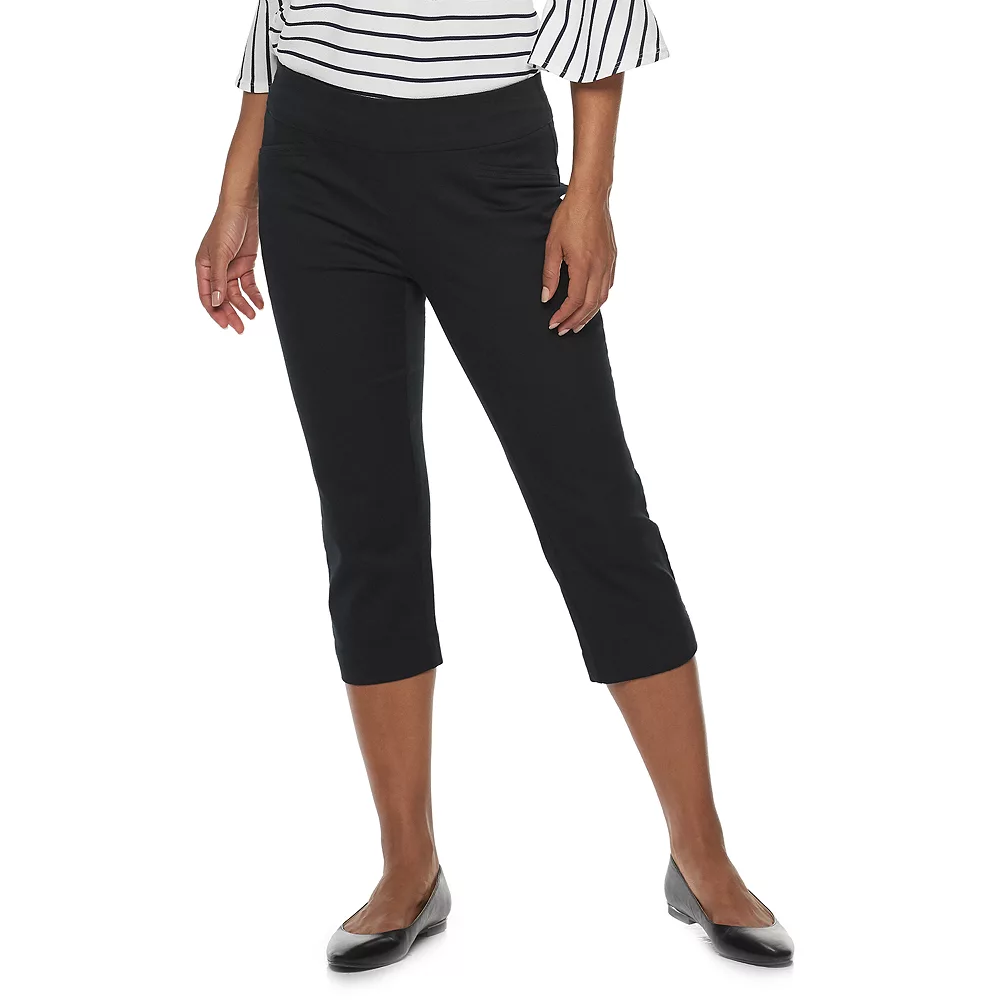 Petite Croft & Barrow® Effortless Stretch Capri Pants 3 Petite Croft & Barrow® Effortless Stretch Capri Pants