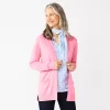 Women's Croft & Barrow® Open-Front Cardigan