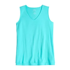 Women's Croft & Barrow® Soft V-Neck Tank 7 Women's Croft & Barrow® Soft V-Neck Tank -Croft & Barrow Sales Store 5508023 ALT5