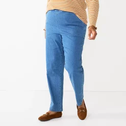 Plus Women's Croft & Barrow® Classic Pull-On Jeans