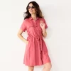 Women's Croft & Barrow® Utility Shirt Dress -Croft & Barrow Sales Store 5576956 Watermelon