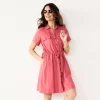 Petite Croft & Barrow® Belted Utility Dress 2 Petite Croft & Barrow® Belted Utility Dress -Croft & Barrow Sales Store 5580404 Watermelon
