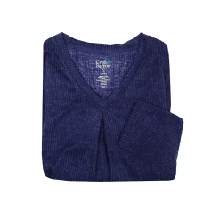 Plus Size Croft & Barrow® Whisperluxe Long Sleeve Pajama Top -Croft & Barrow Sales Store 5597046 ALT3