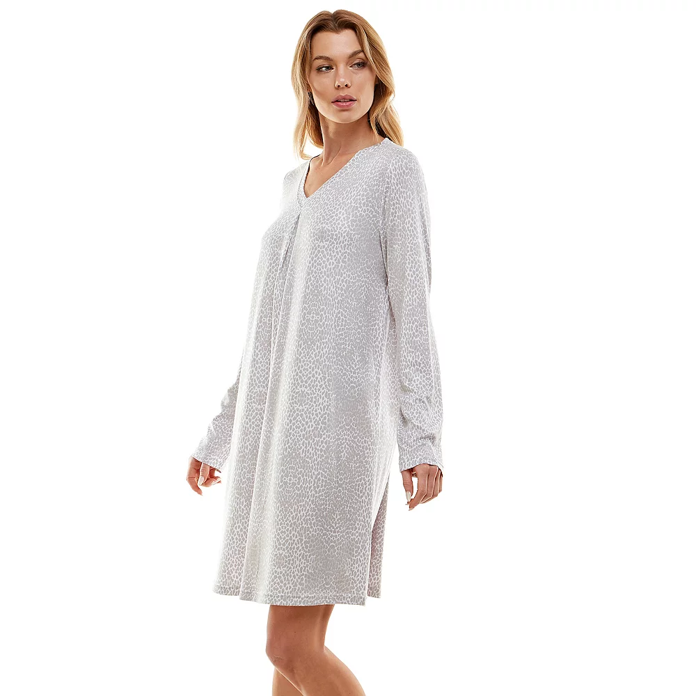 Women's Croft & Barrow® Whisperluxe Long Sleeve Sleepshirt 5 Women's Croft & Barrow® Whisperluxe Long Sleeve Sleepshirt - Image 3