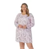 Plus Size Croft & Barrow® Cozy Long Sleeve Smocked Nightgown 2 Plus Size Croft & Barrow® Cozy Long Sleeve Smocked Nightgown -Croft & Barrow Sales Store 5637636 Pink Floral Paisley