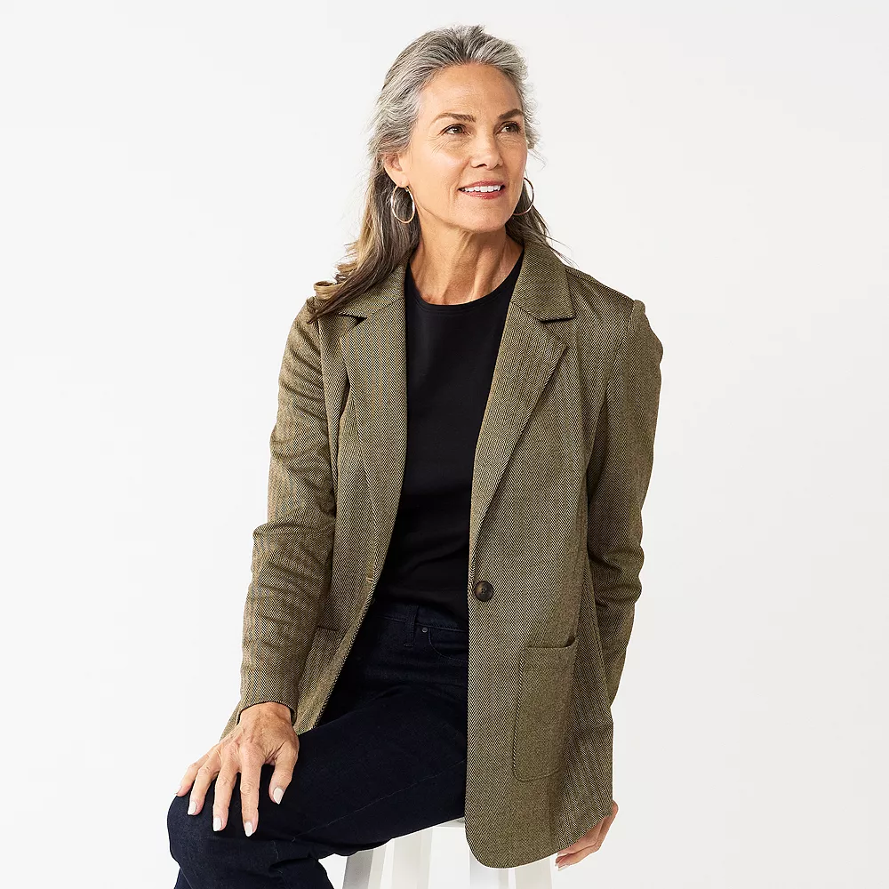 Petite Croft & Barrow® Comfort Stretch Blazer 3 Petite Croft & Barrow® Comfort Stretch Blazer