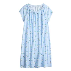 Women's Croft & Barrow® Short Sleeve Cotton Nightgown -Croft & Barrow Sales Store 5708274 ALT5