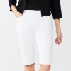 Women's Croft & Barrow® Effortless Stretch Skimmer Shorts 1 Women's Croft & Barrow® Effortless Stretch Skimmer Shorts -Croft & Barrow Sales Store 5929121 White