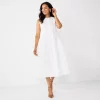 Women's Croft & Barrow® Sleeveless Flared Dress -Croft & Barrow Sales Store 5931008 White Eyelet