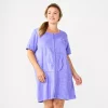 Plus Size Croft & Barrow® Short Sleeve French Terry Zip Robe 1 Plus Size Croft & Barrow® Short Sleeve French Terry Zip Robe -Croft & Barrow Sales Store 5972233 Lola Purple