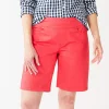 Women's Croft & Barrow® Comfortable Pull-On Jean Shorts -Croft & Barrow Sales Store 6264480