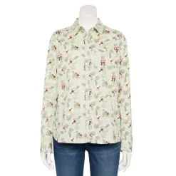 Women's Croft & Barrow® Essential Comfort Stretch Shirt